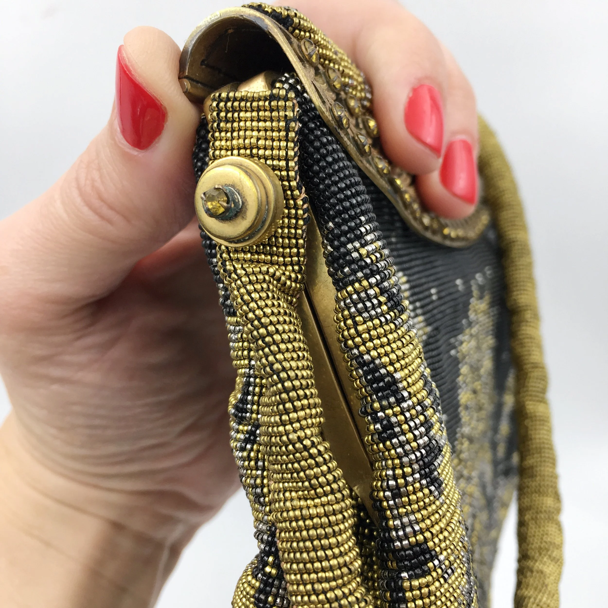 Vintage France beaded purse Reverie vintage accessories NYC