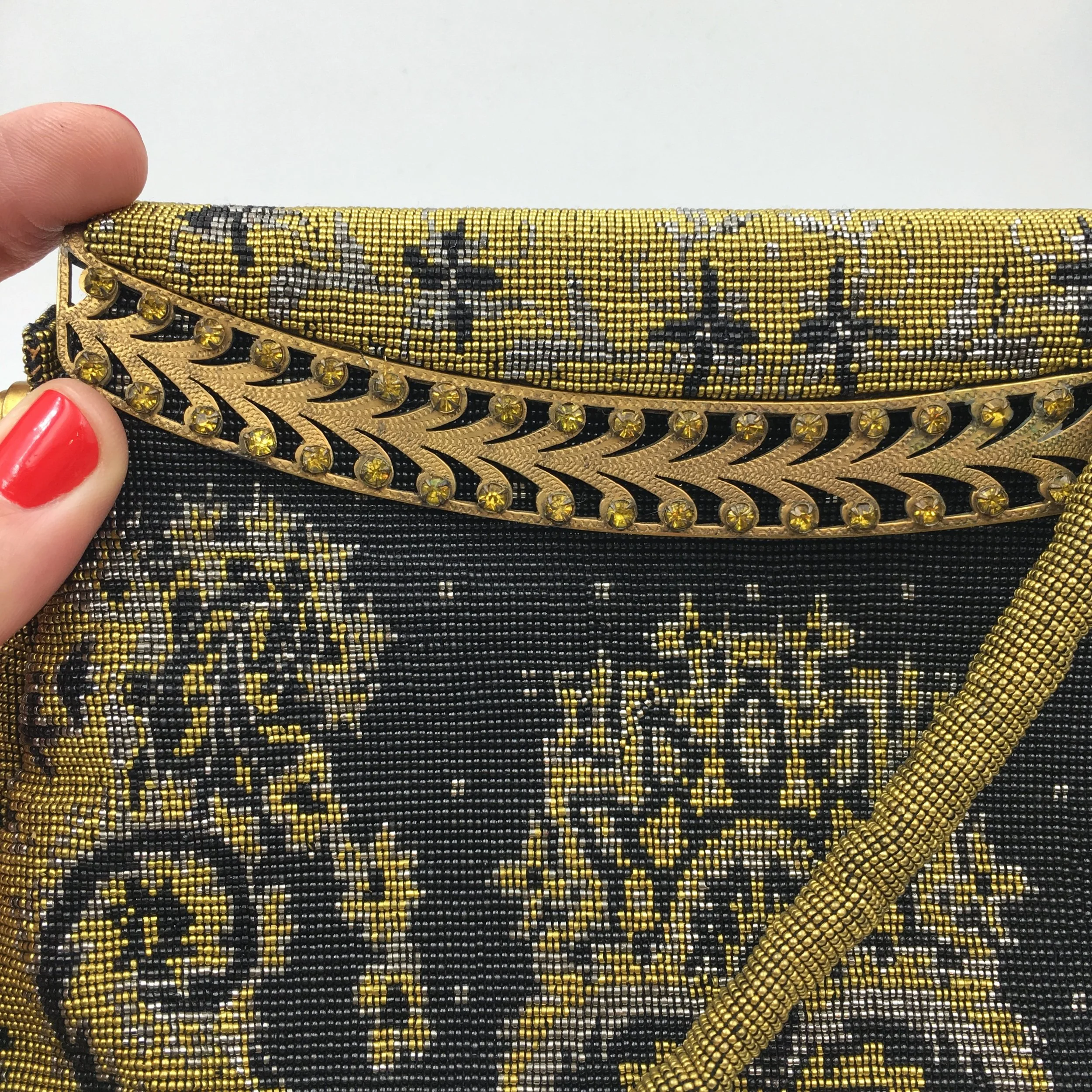 Vintage France beaded purse Reverie vintage accessories NYC