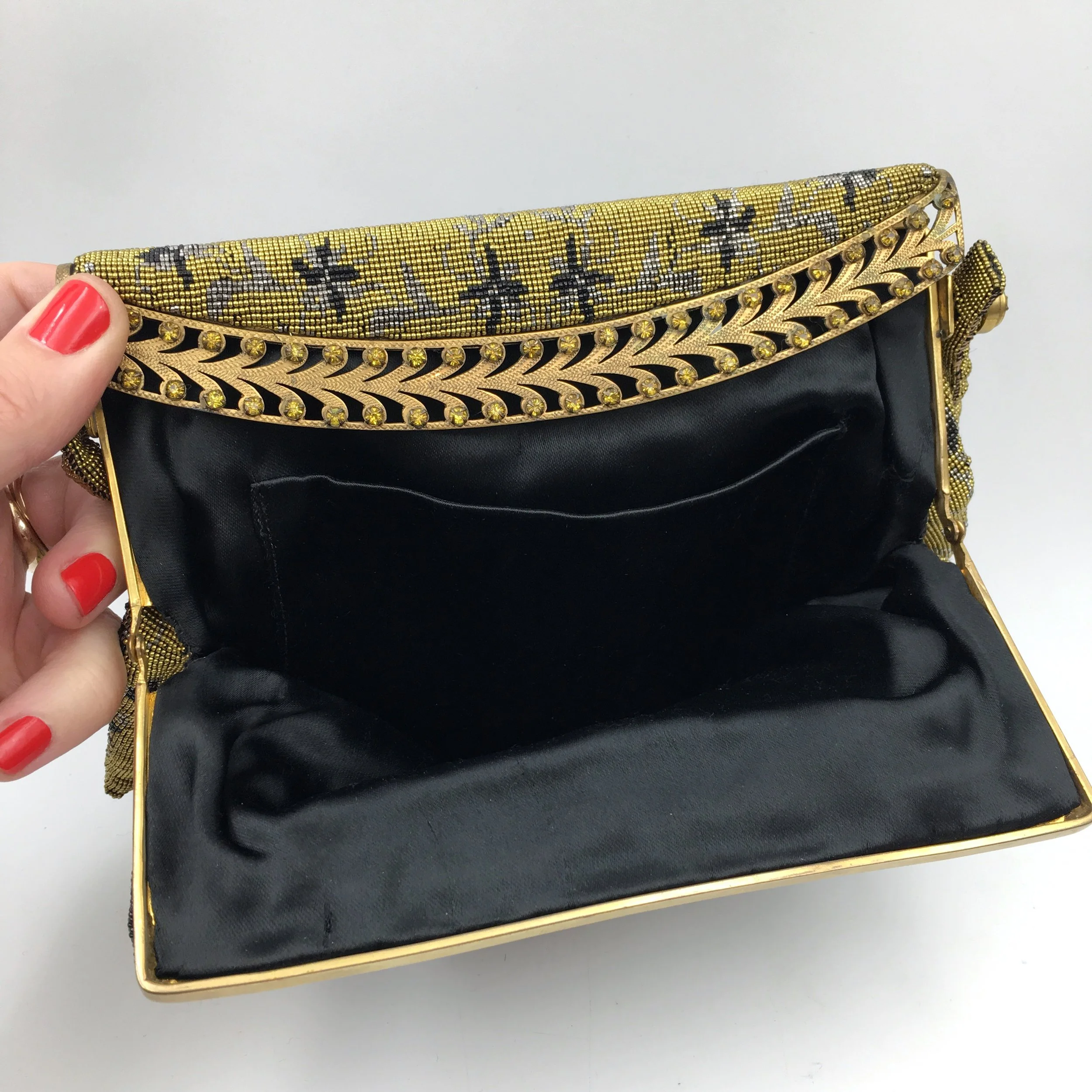 Vintage France beaded purse Reverie vintage accessories NYC