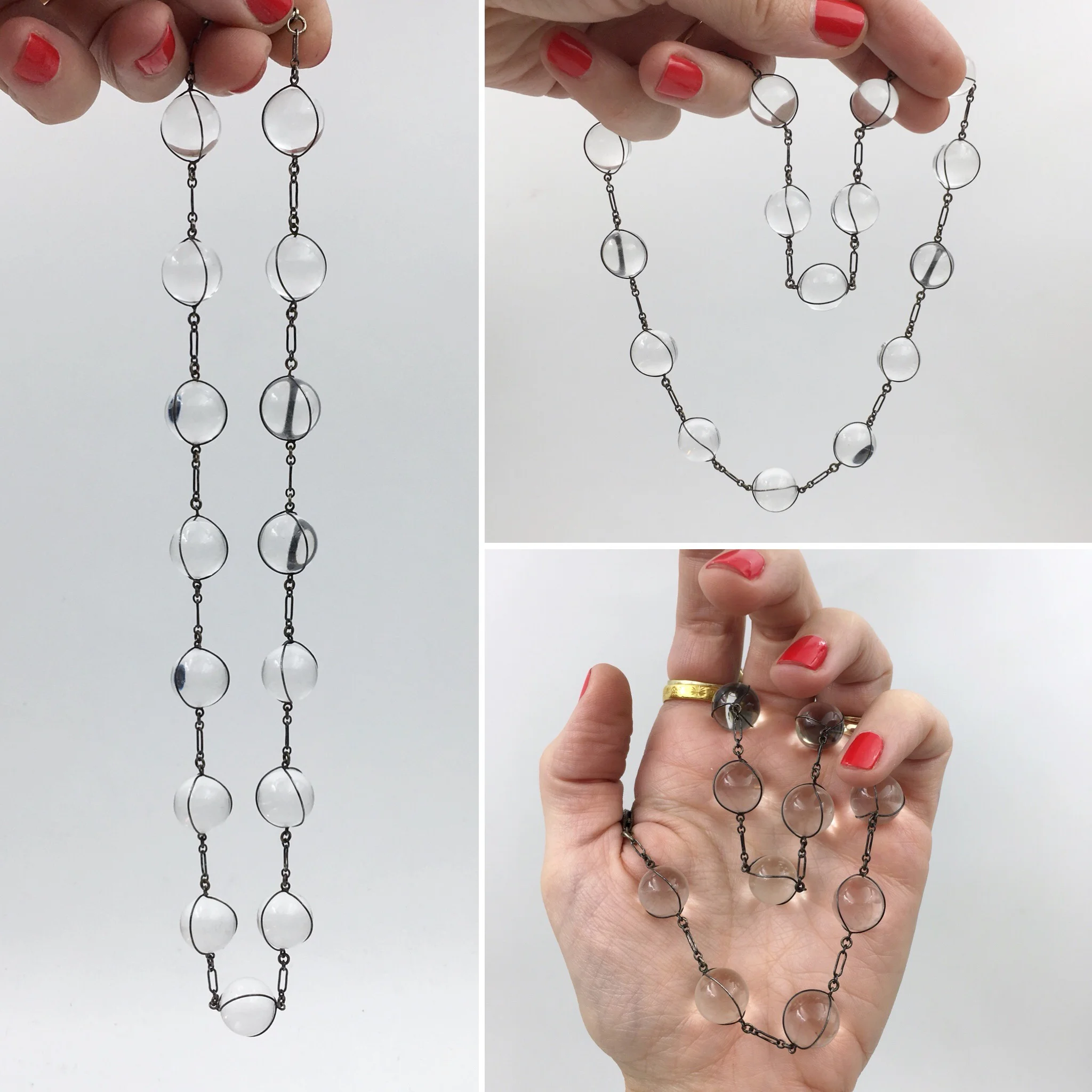 Pools of Light necklace Reverie vintage jewelry NYC