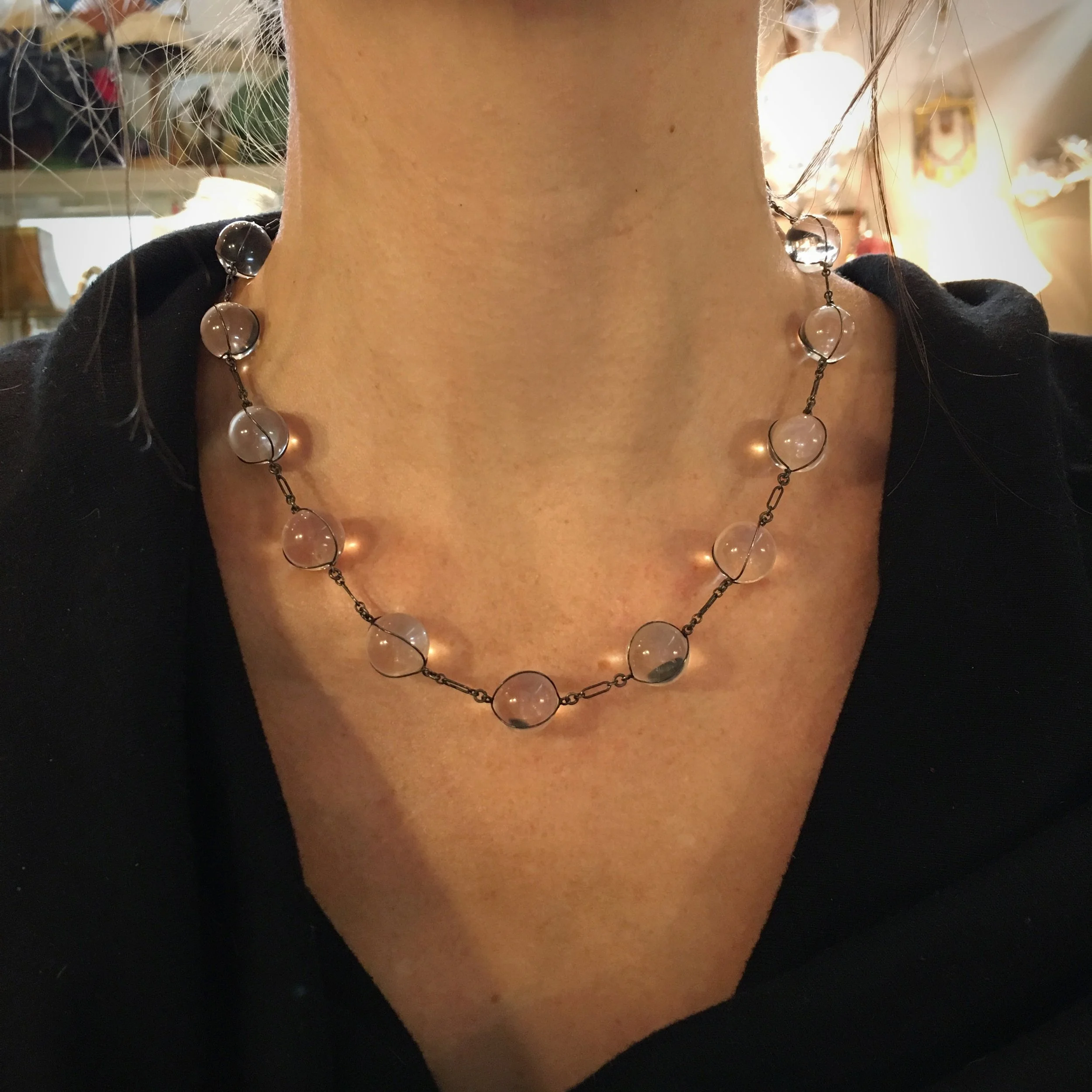 Pools of Light necklace Reverie vintage jewelry NYC