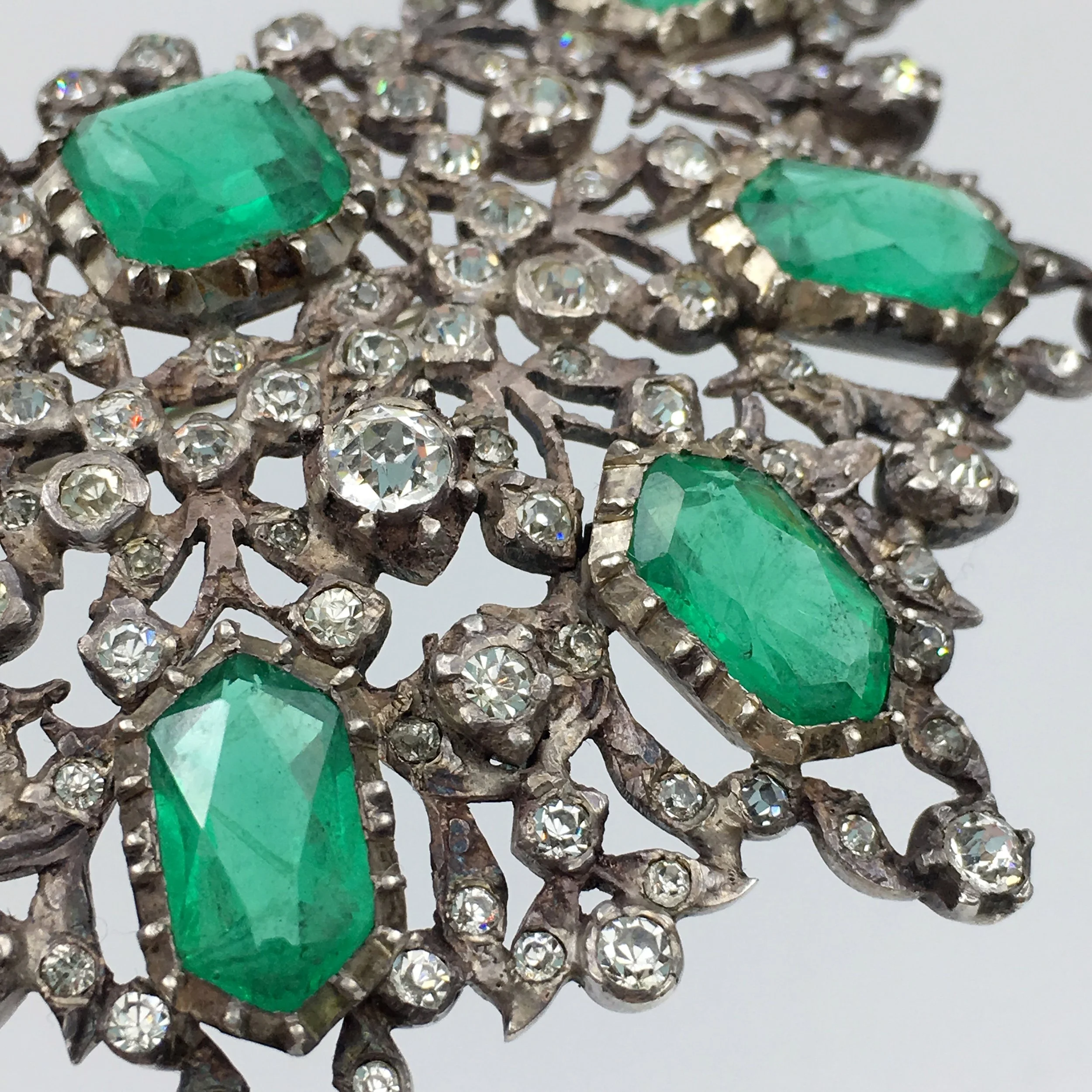 Antique paste brooch Reverie vintage jewelry NYC