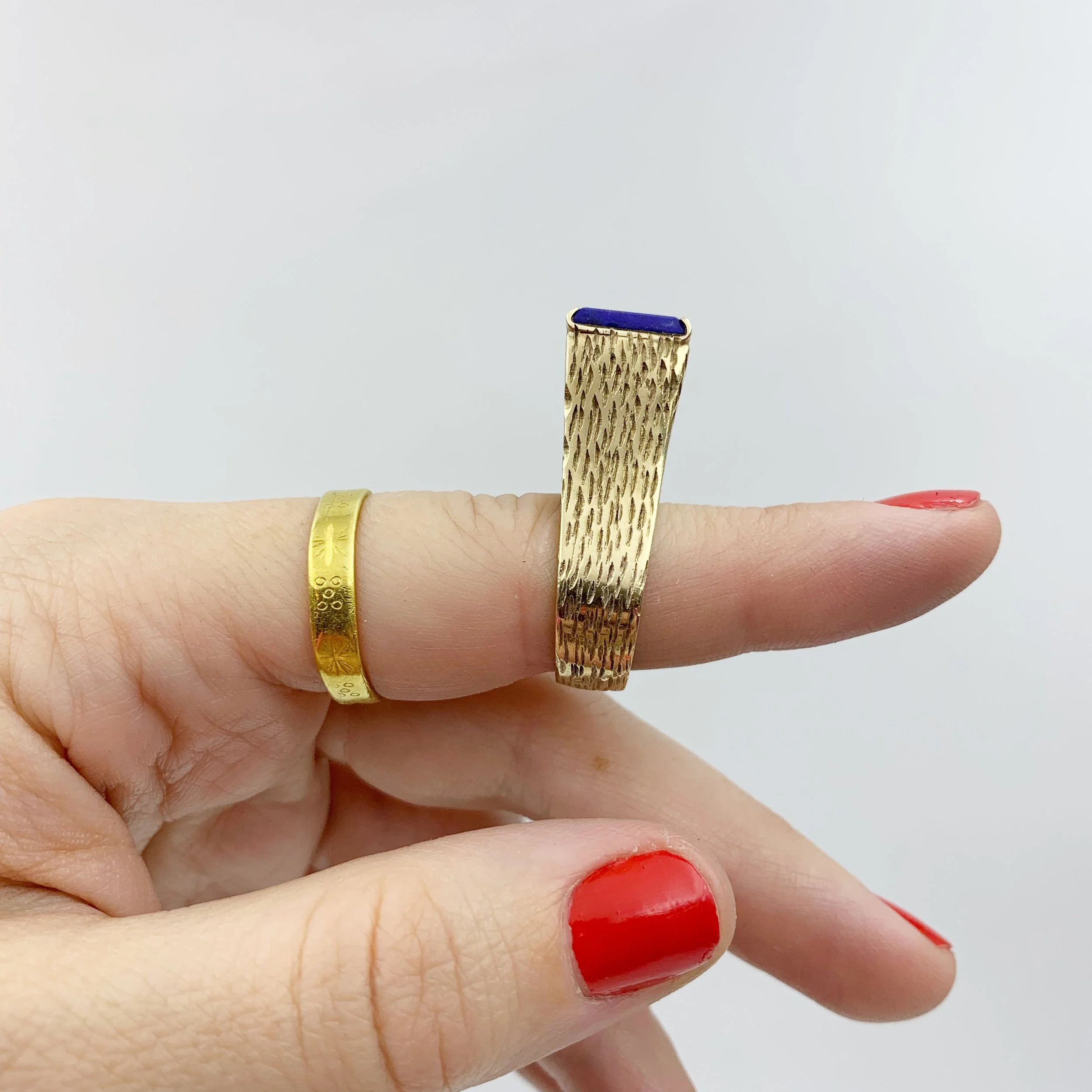 Mid century sculptural statement ring Reverie vintage jewelry NYC