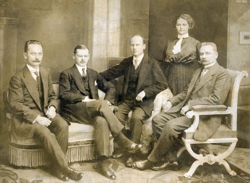 The 1920 photo rescued from WWII destruction by my husband’s grandmother. A memory preserved.
