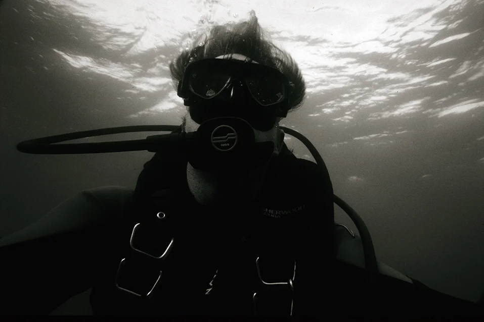 While working on threatened reefs in the Caribbean.