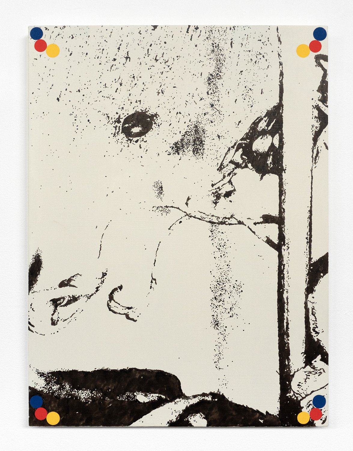 Untitled Landscape Acrylic and gauche on canvas over panel 24 x 18”