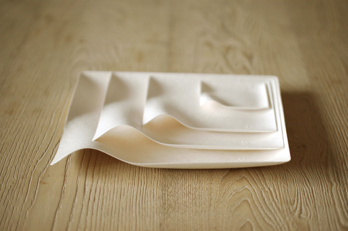 Elegant Conscientiously designed to accentuate all types of food and drink, WASARA elevates single-use tableware to an whole new level of artistry.