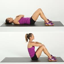 As you can see here the full sit up requires hip flexion which requires psoas contraction. So if you're doing a lot of sit ups and your back keeps hurting you might reconsider how you train the core.