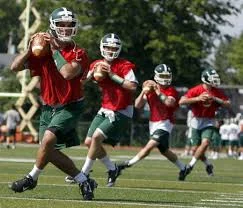 Another example of blocked training. Quarterbacks repeating the same motion looking for a certain result over and over again.