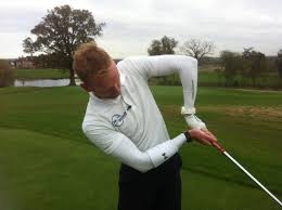 Chicken winging can results in excessive tension on the lead elbow resulting in lateral epicondolitis or "Tennis elbow". This may be a result of decreased lead shoulder strength or shoulder stability or an "Over-the-top" path to the ball.