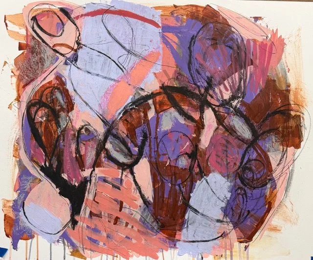 "Energy"   acrylic on paper