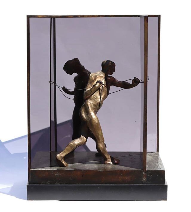 Michael Ayrton (1921-1975)
'Cord', 1973.
Bronze sculpture &amp; perspex, on revolving base.
Included in our 28th July Fine Art and Antiques sale.
.
Entries invited until 16th July.
.
.
.
.
.
.
.
.
.
.
.
.
.
#fineart #antiques #art #artwork #sculpture