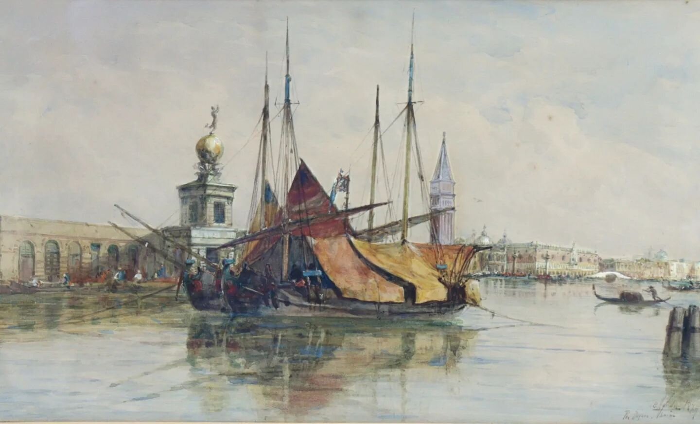.
Thomas Bush Hardy, R.B.A. (1842-1897)

&quot;The Dogana, Venice&quot;, 1879.
Watercolour

Included in our 26th March Fine Art &amp; Antiques Sale

.

.

.

.

.

.

.

.

.

.

.

#fineart #painting #paintings #watercolour #watercolourpainting #wat