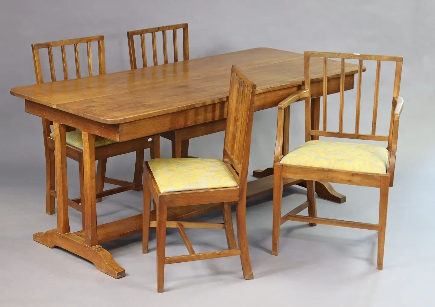.
A good quality Cotswold School walnut dining table and chairs by Charles Herbert (Bert) Uzzell
Included in our 16th April Decorative &amp; Household Sale

Catalogue online later this week

.

.

.

.

.

.

.

.

.

#antiques #vintage #interiors #d
