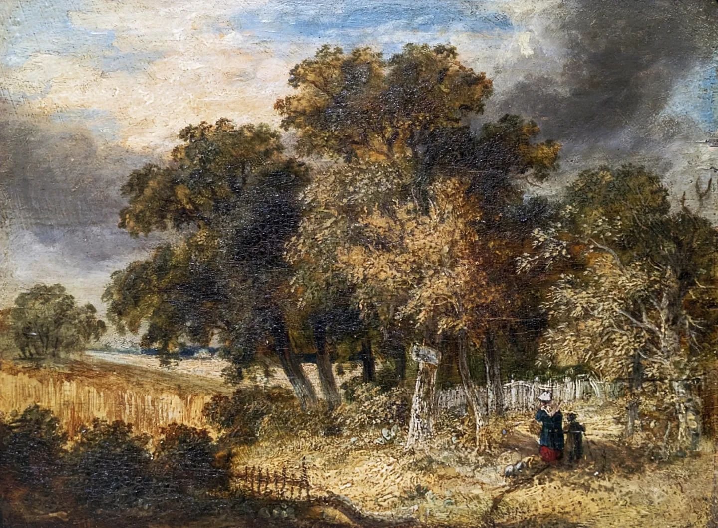 Enjoy the long weekend! 

Please note we will be closed on Monday for the May Bank Holiday ☀️ 

James Stark (1794-1859)
Figures on a country path , Oil on panel

Included in our 28th May Fine Art and Antiques Sale

.

.

.

.

.

.

.

.

#fineart #a