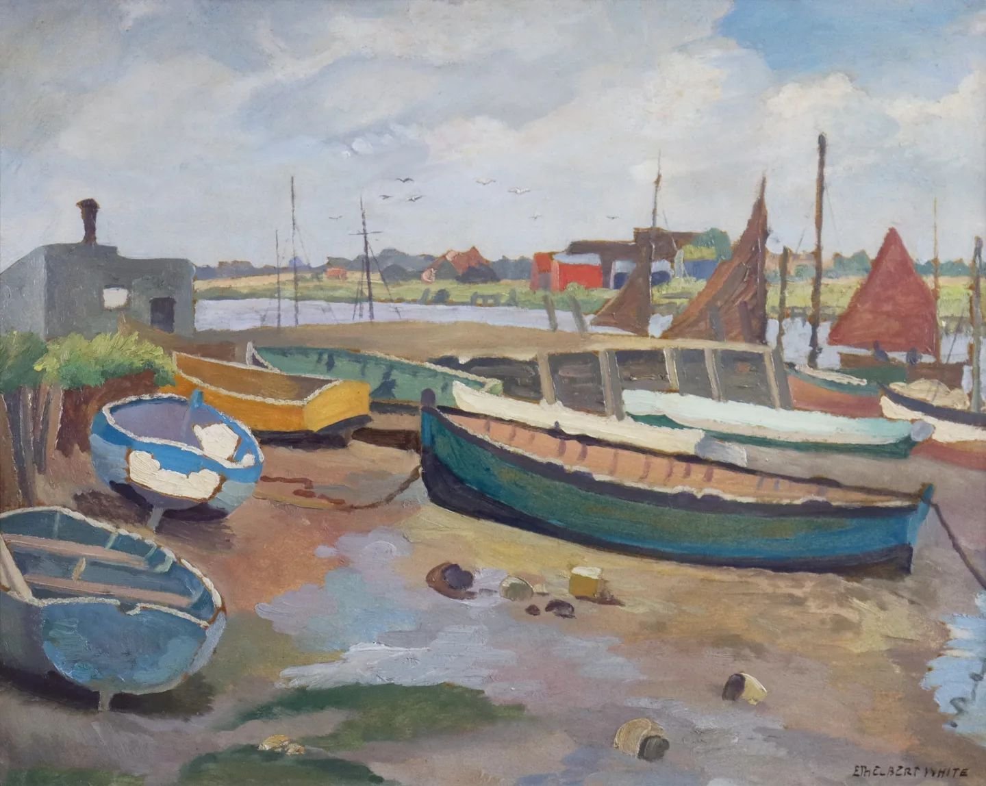 .
Ethelbert White (1891-1972)
The Ferry, Walberswick
Oil on board 

Included in our 28th May Fine Art &amp; Antiques Sale

Entries invited until 18th May

.

.

.

.

.

.

.

.

#fineart #painting #paintings #oilpainting #britishart #20thcenturyart 