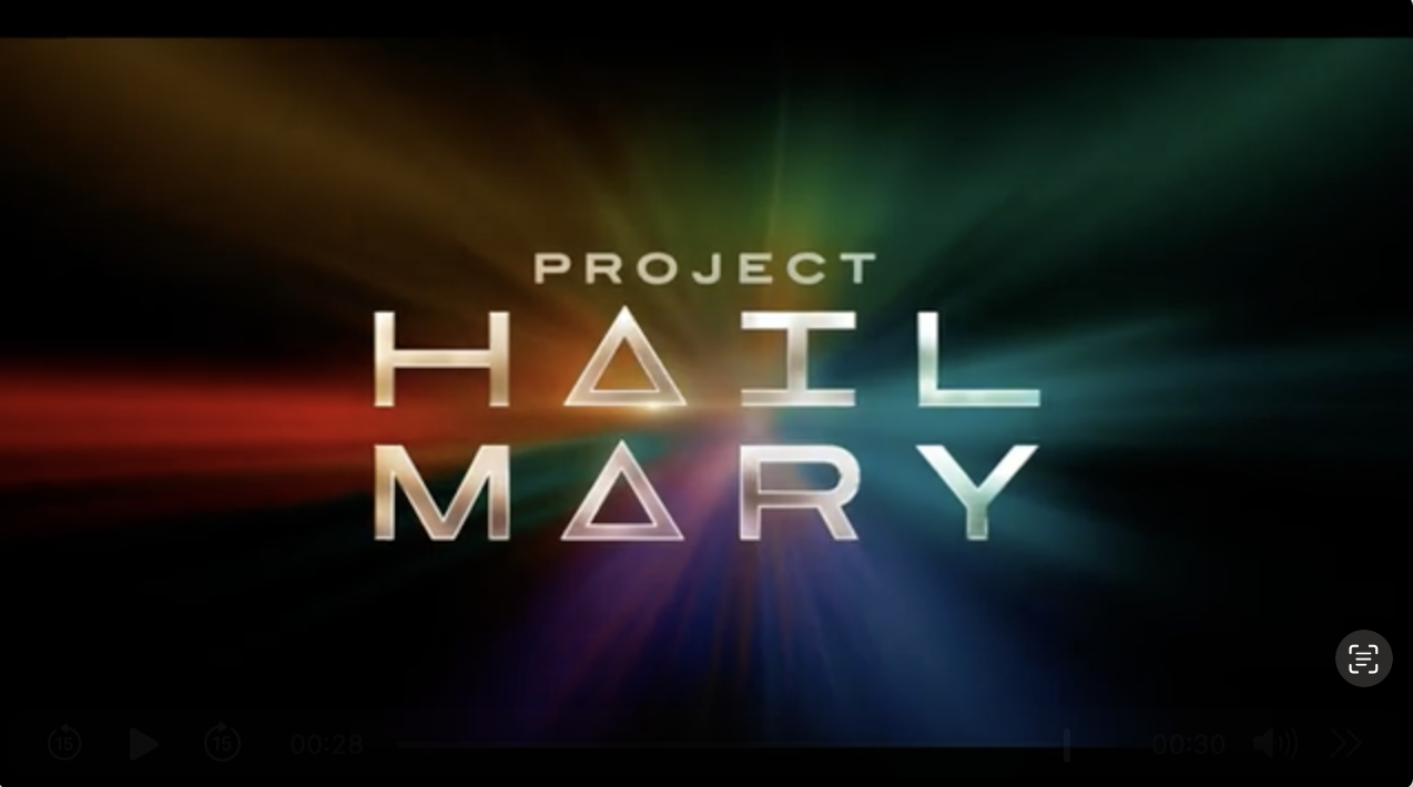 WILDCARD - Project Hail Mary - U.S. TV Spot ('we love')