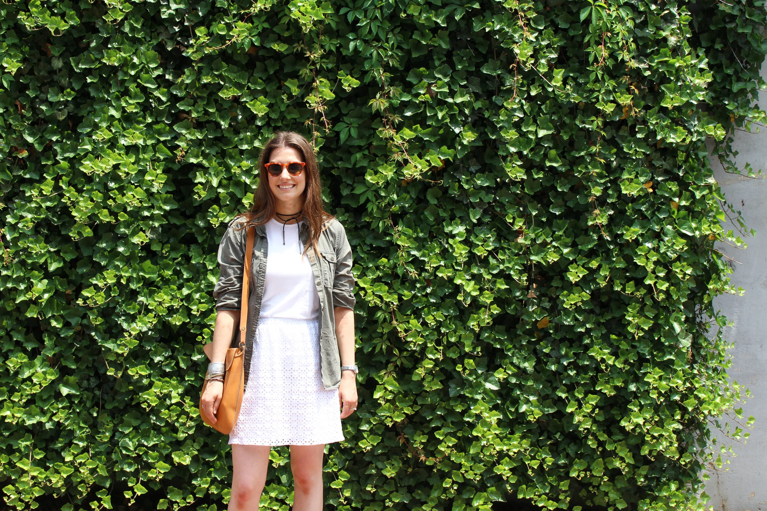 ivy wall, all white, summer outfit, washington dc