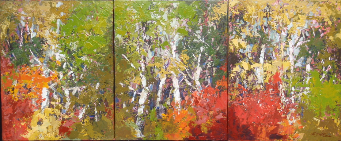 Tree Tops II acrylic 24x48 SOLD