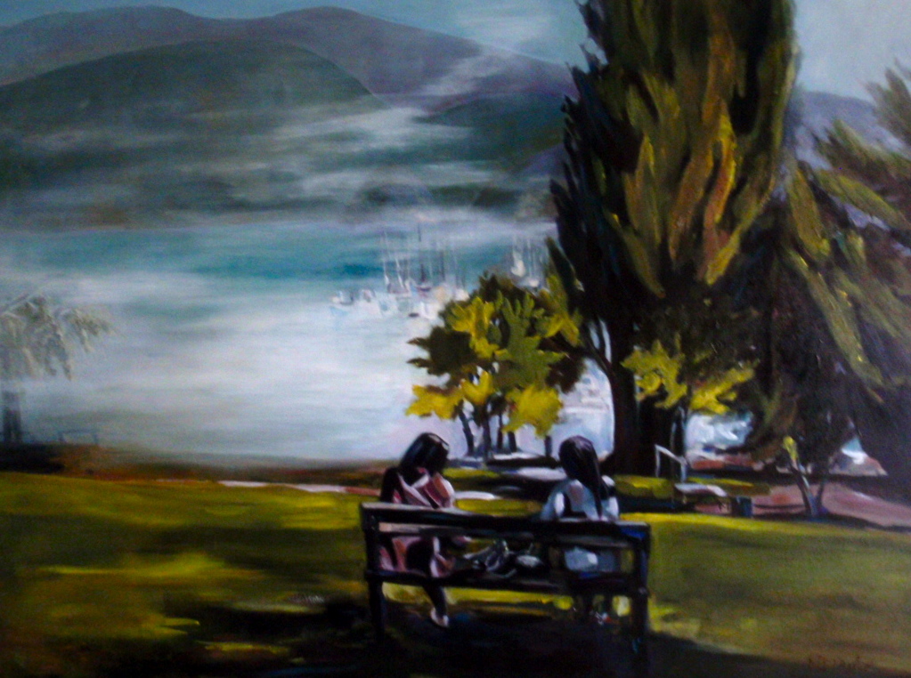 Panaroma Park 24x36 oil