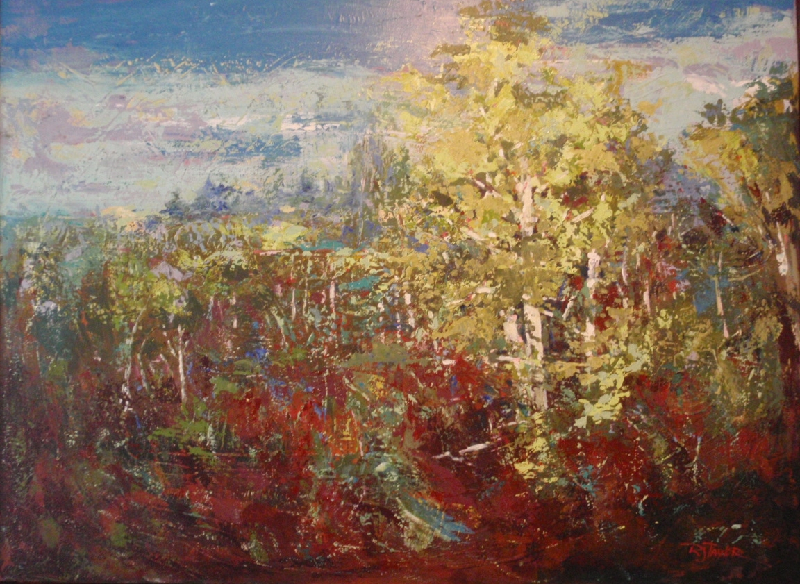Meadow 36x48 acrylic
