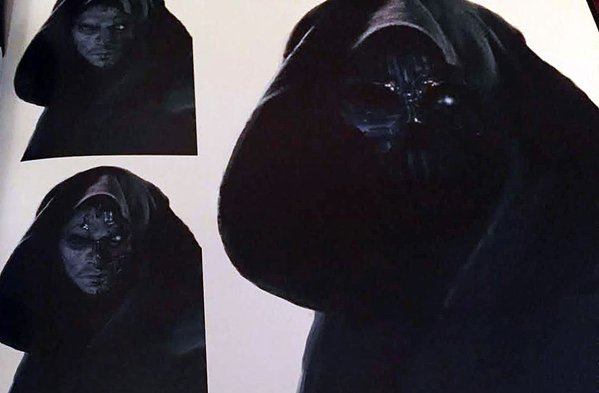 "If we see Anakin Skywalker, because he does flow back and forth between Darth Vader and Anakin, let's see him as a character with a dark and light side." - Iain McCaig