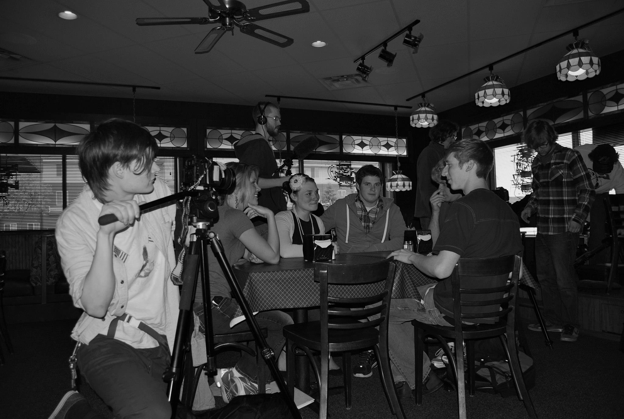  Behind the scenes of "This Loneliness" (photo courtesy of Michelle Chabot) 