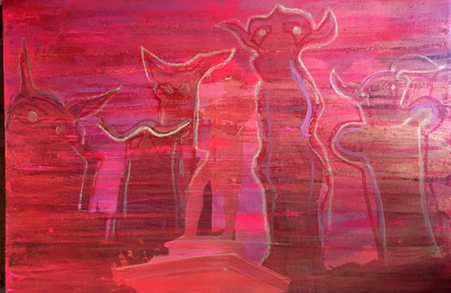 Raffles And His Sisters - Singapore - Collaboration with Agni Zotis - Call for price 
