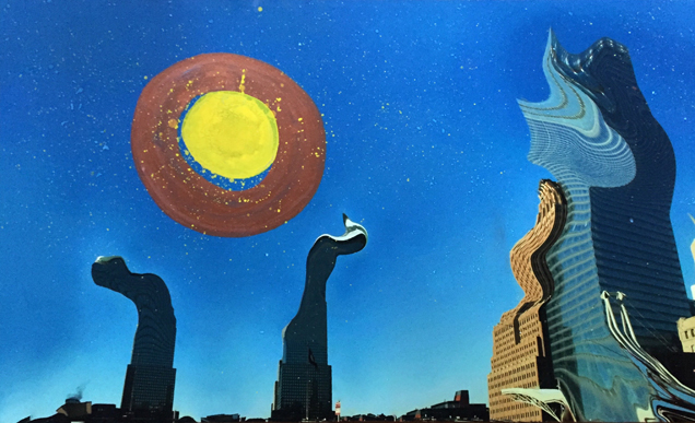 Rising From The Towers - Collaboration with Agni Zotis - Contact david.barratt@yahoo.com for price