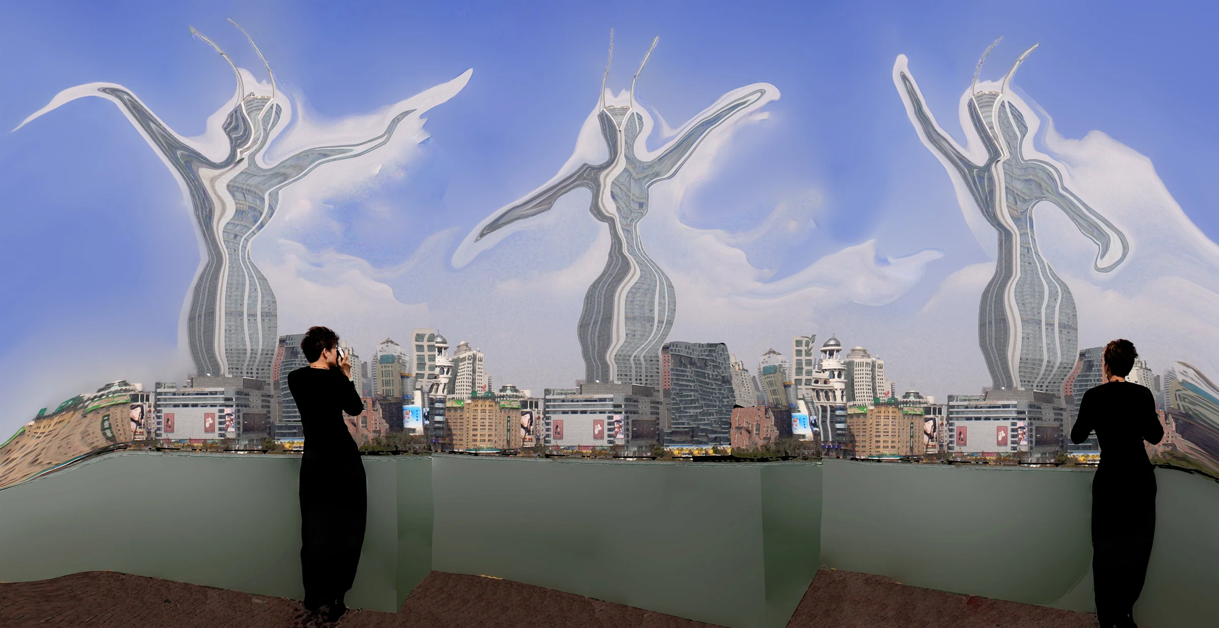 Dancing With Franza - Shanghai - (Limited Edition of 5) Gallery $3000 (112cm x 168cm) (44in x 66in) Classic $1500 (69cm x 103cm) (27in x 40in) Compact $750 (35cm x 52cm) (13in x 20in)