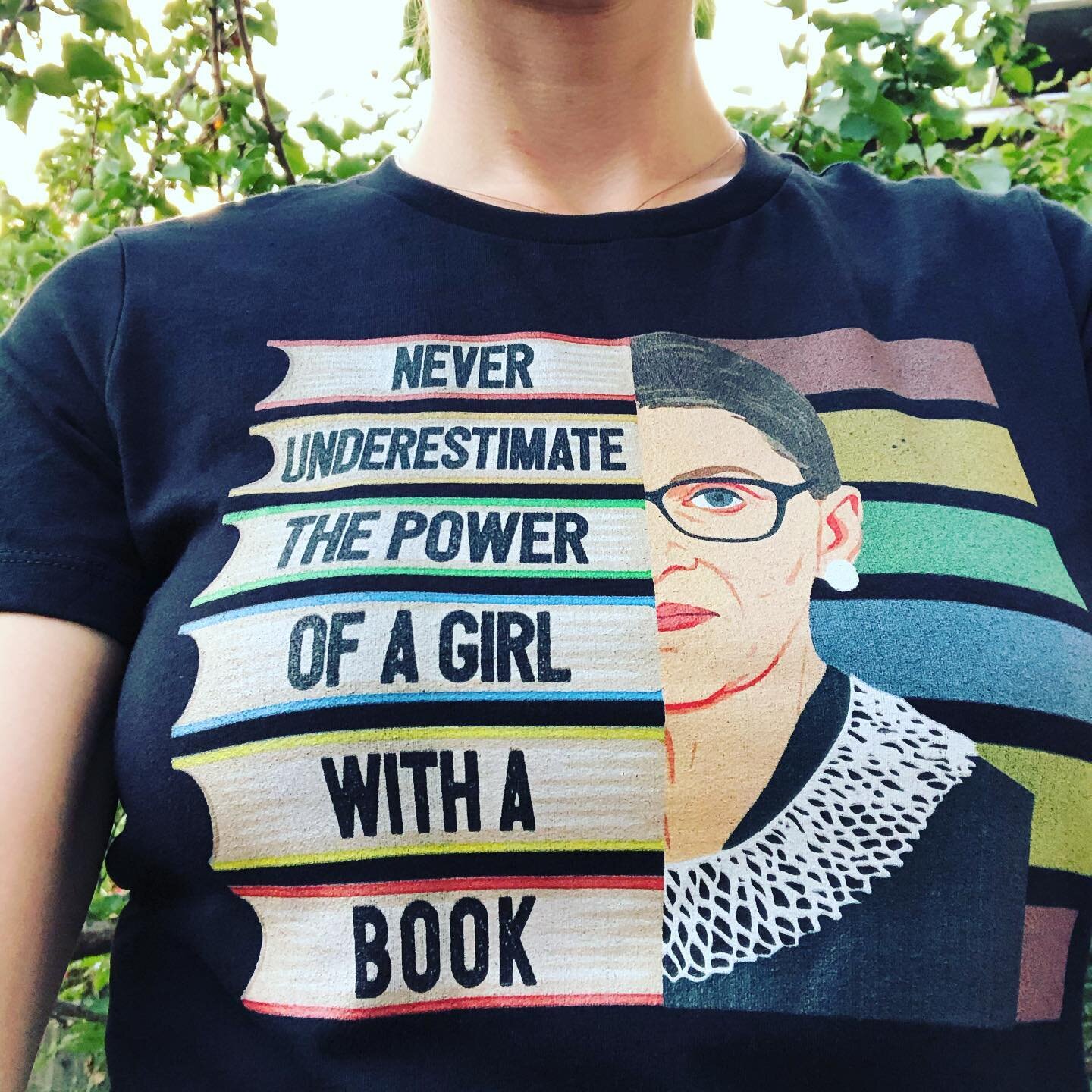 This shirt arrived in the mail just today. When I first heart the news, my heart was broken. And then I felt the immensity of the space that she left for us to occupy. We must rise. Take hold of the women around us and rise, for our children, for our