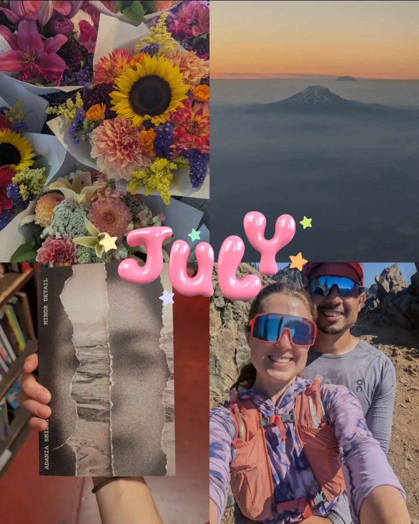 with my job, i'm away a lot, constantly working on the next event. the last 10 days, i finally got to soak up summer with some personal time to do my favorite things. that meant hiking, exploring and lots of reading. the PNW in july is a special plac
