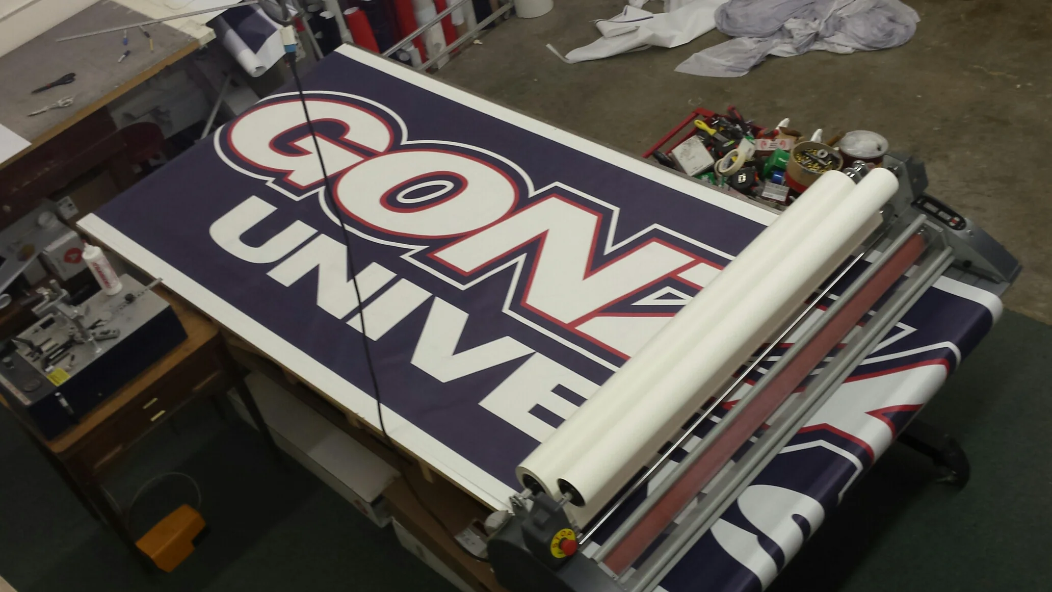 Wind Mesh and Vinyl Banners — K&M Graphics Spokane Signs Banners ...
