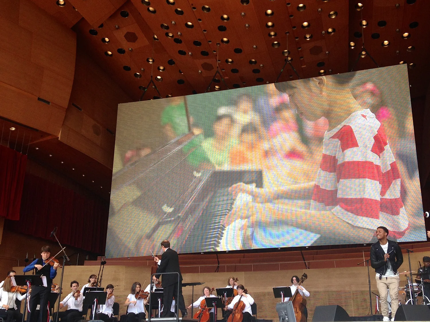 Chloe Plays with Joshua Bell