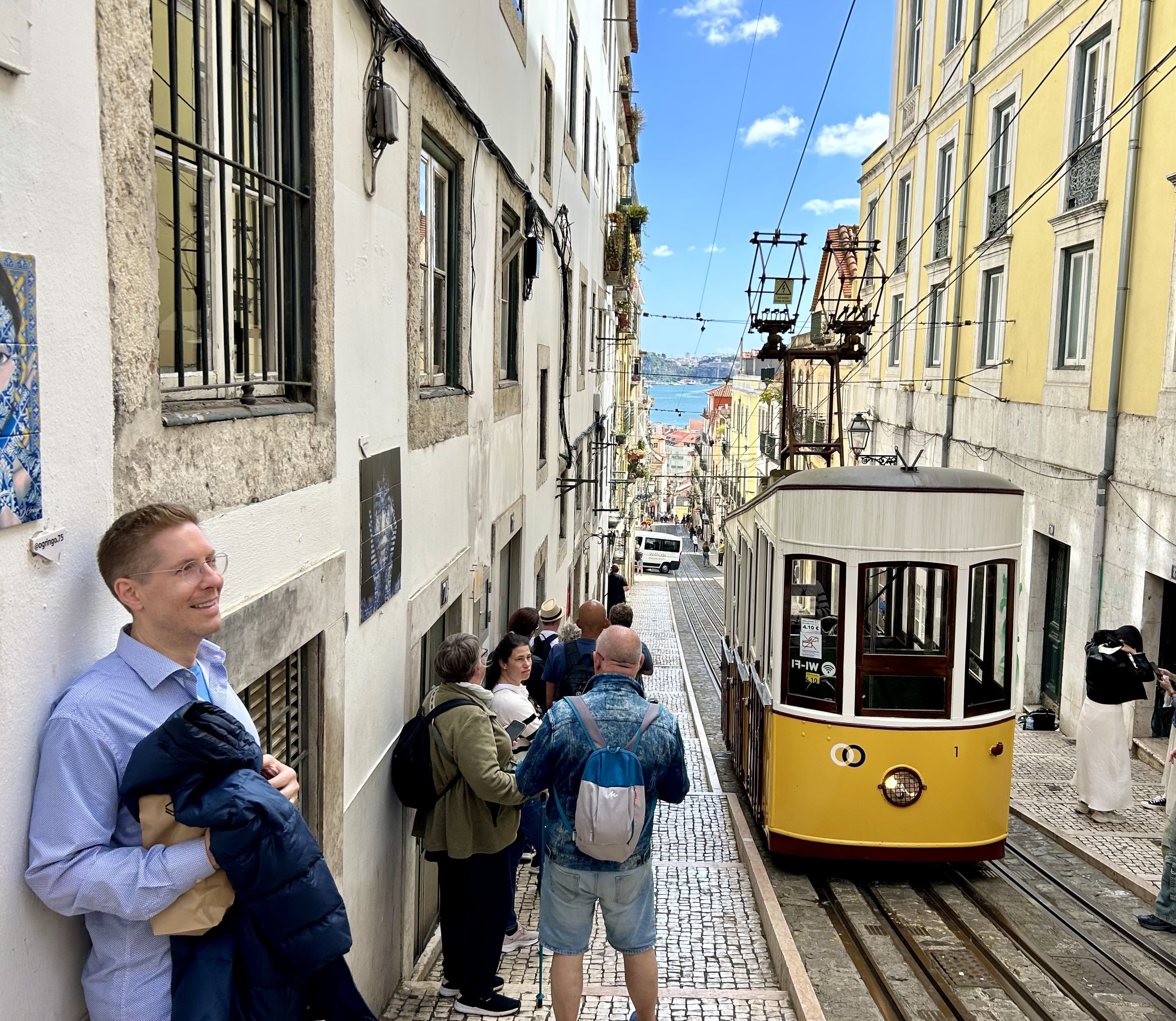 Iconic Lisbon finicular