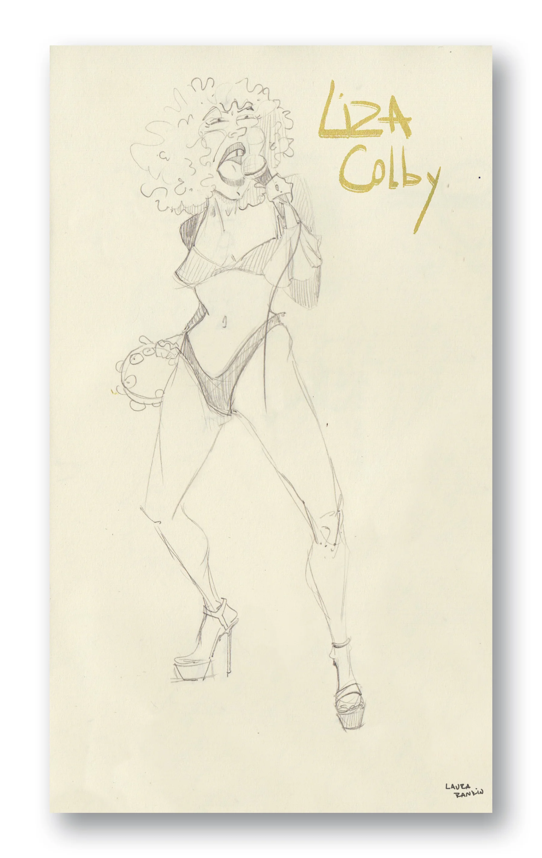 Lizy Colby of Liza Colby Sound Pencil Sketchbook