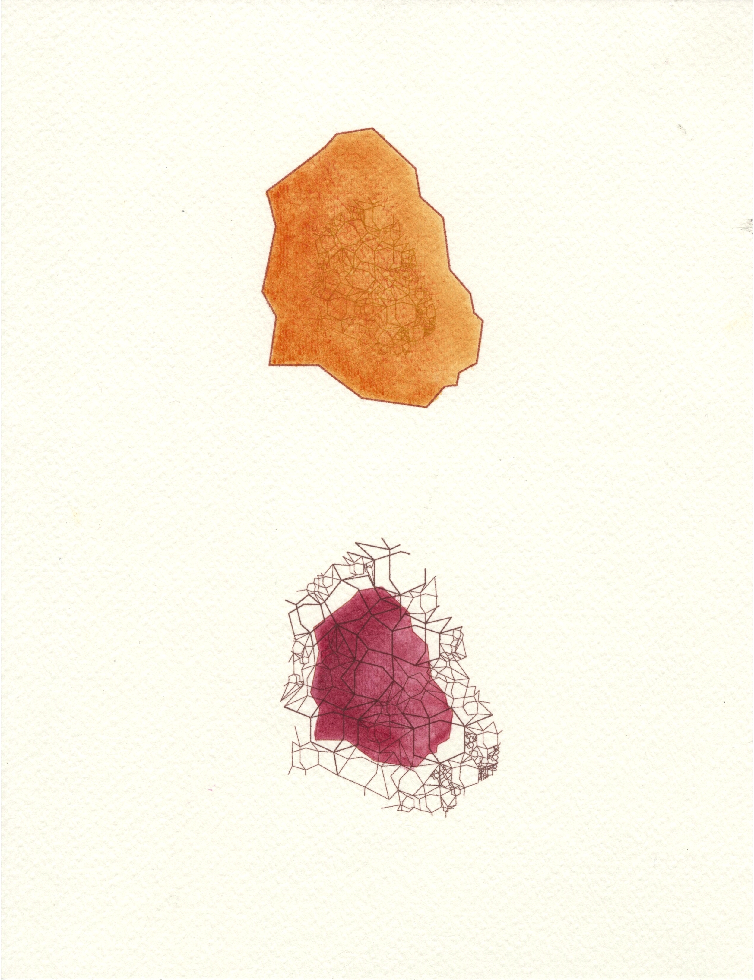 Agates , 2015. Illustrator and watercolor (series of two 8.5x11).