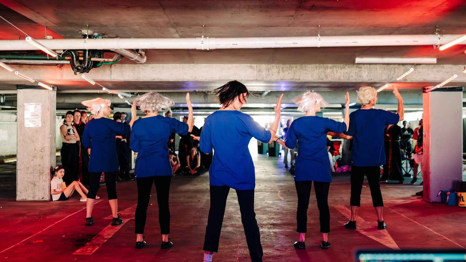 🔥Hot Moves No Mercy🔥 Warming up before their inaugural Castlemaine State Festival performance.