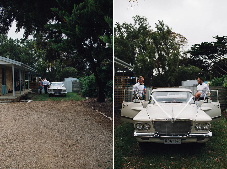 valiant wedding photography car