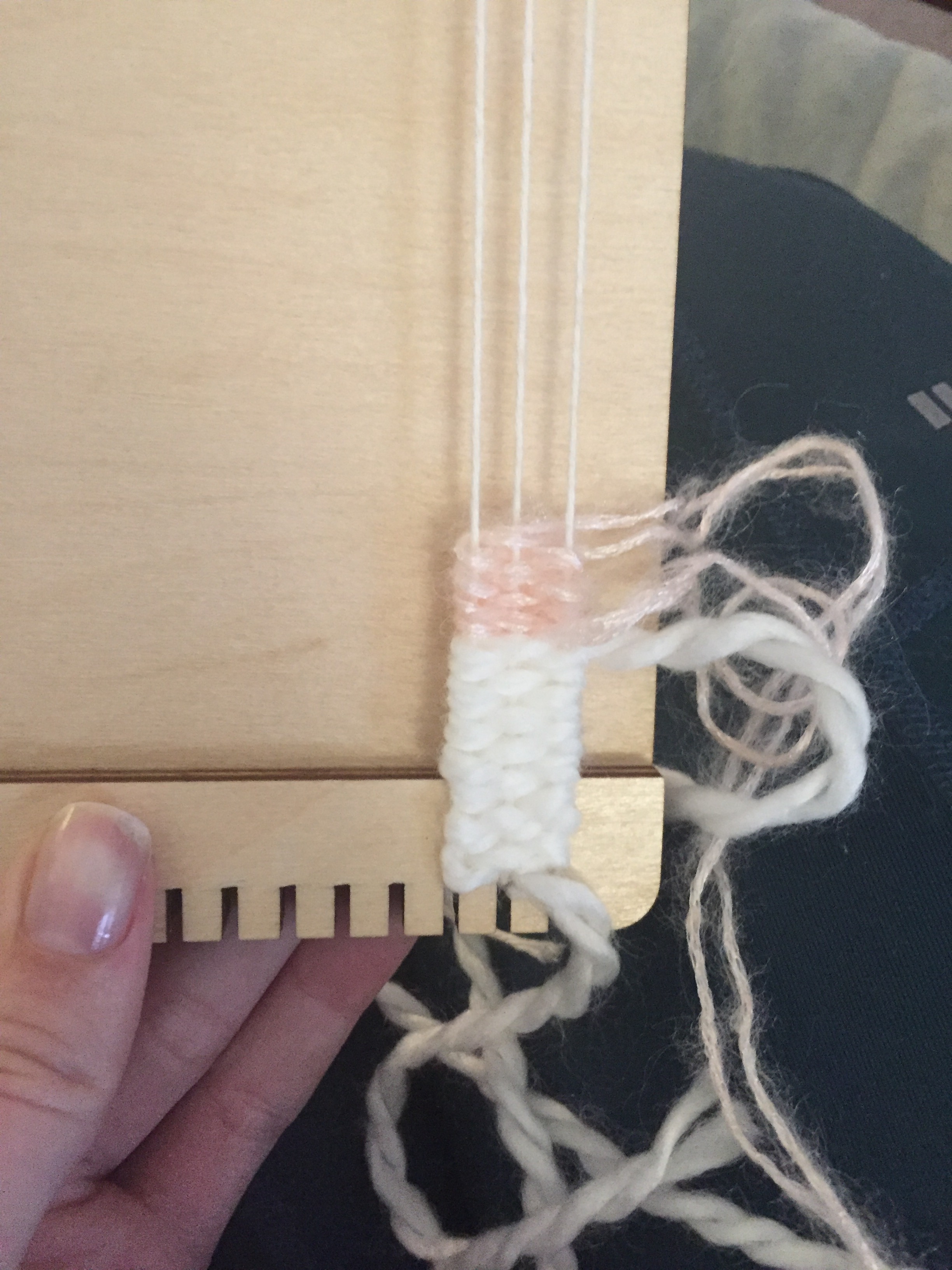 bracelet in progress on my stash blaster