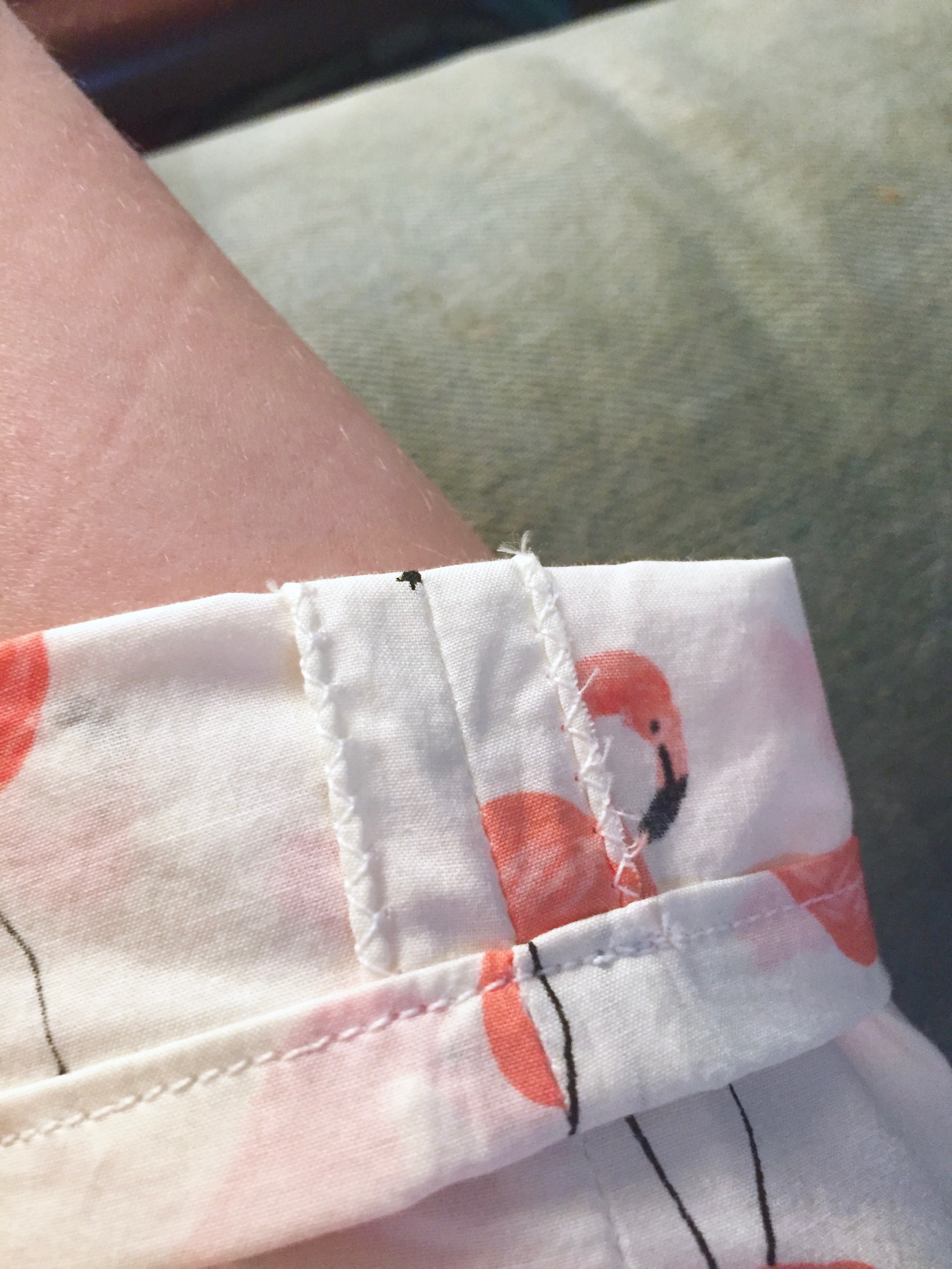 This photo is a big deal because I rarely properly finish my seams, but for this one I went all out. 
