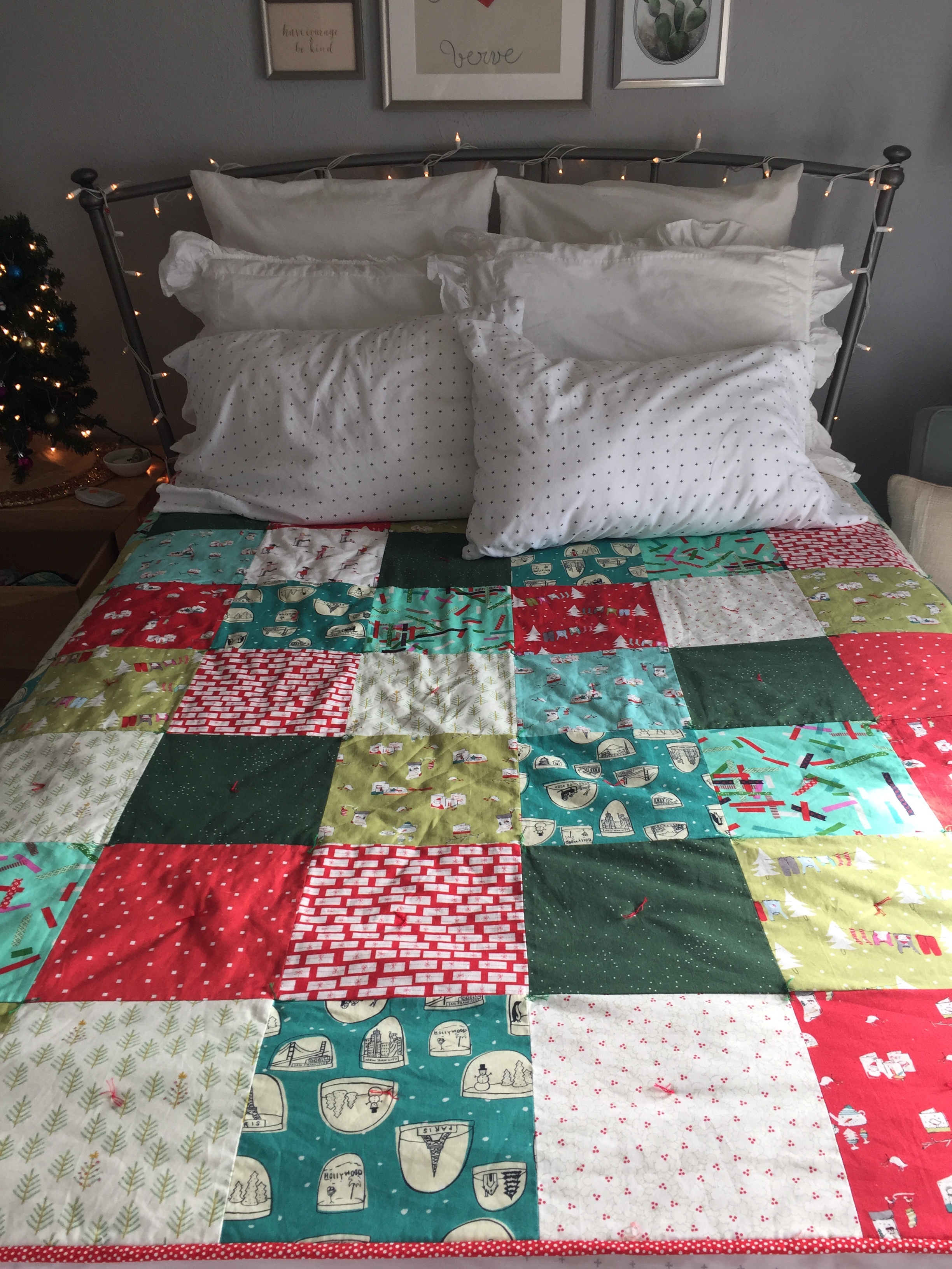 Lookin' cute on my bed, where it has stayed! 
