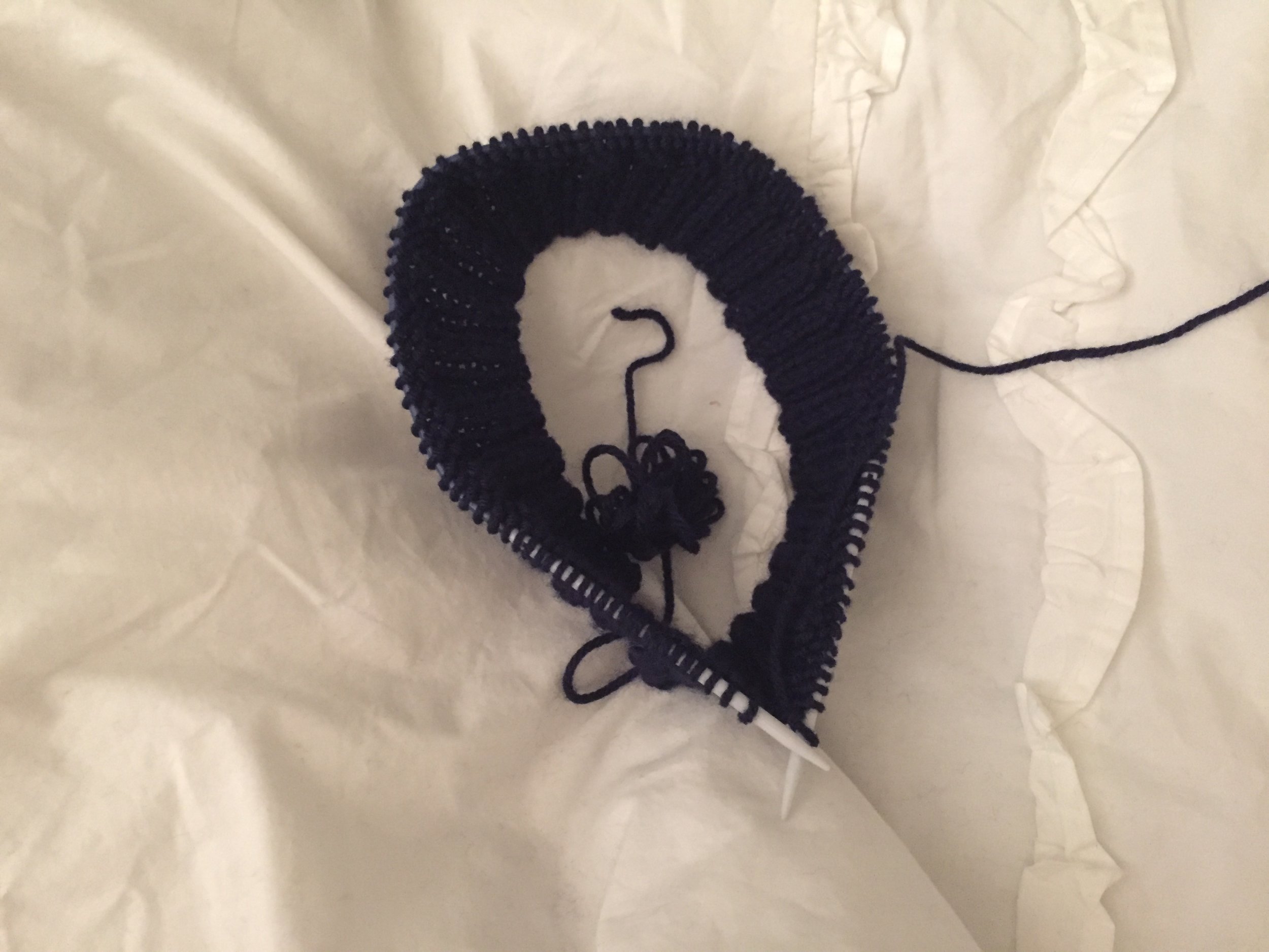 January 9 again- finished with the ribbing