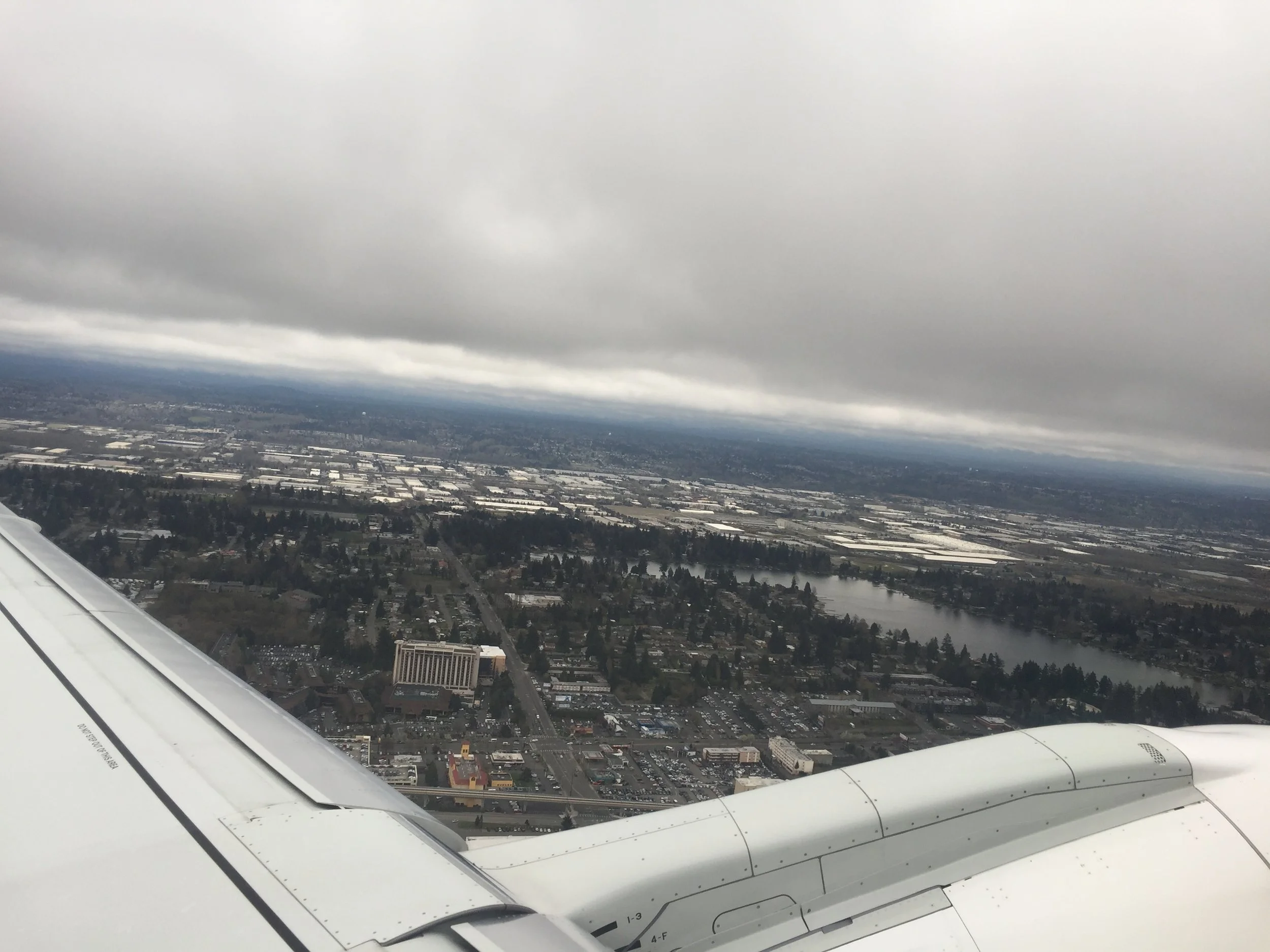 last peek of seattle. 