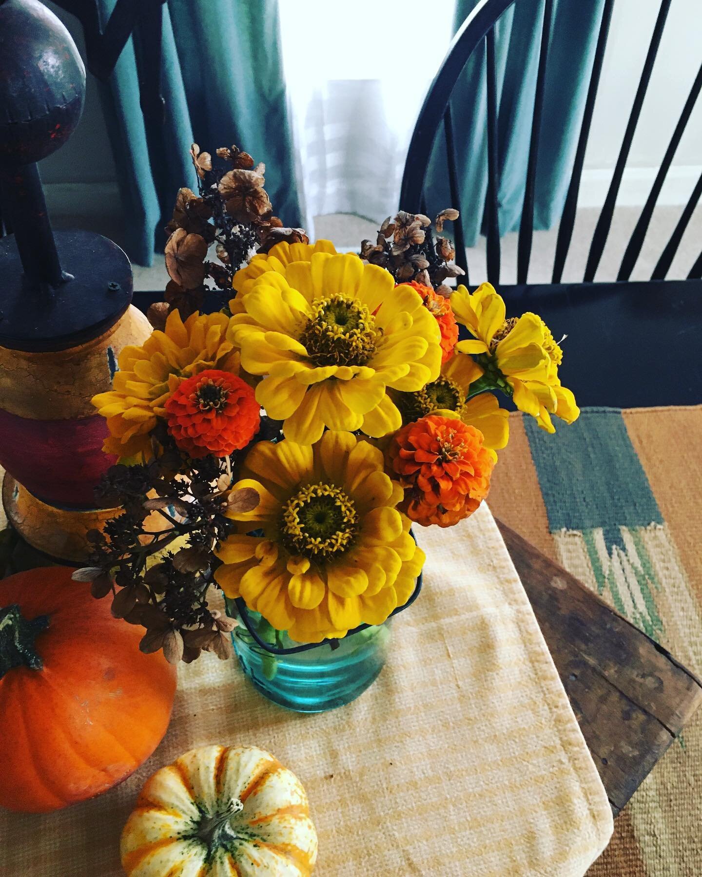 Last of the Zinnias for the season!