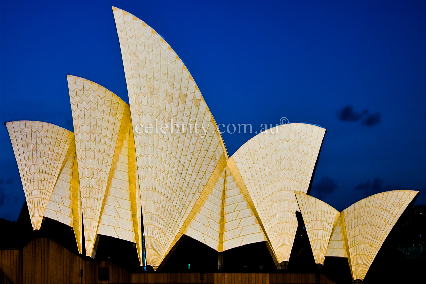 Sydney Opera House in Gold