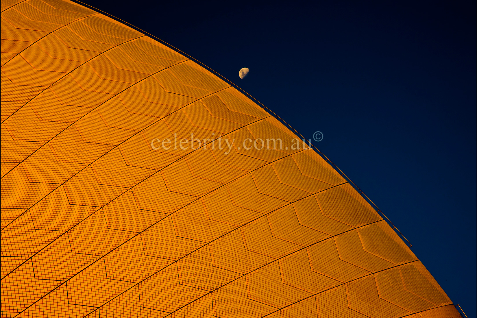 Half Moon Over Sydney Opera House