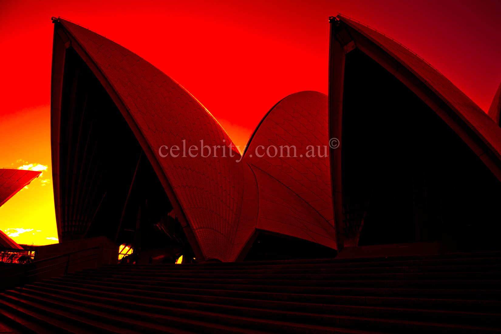 Sunset Sydney Opera House