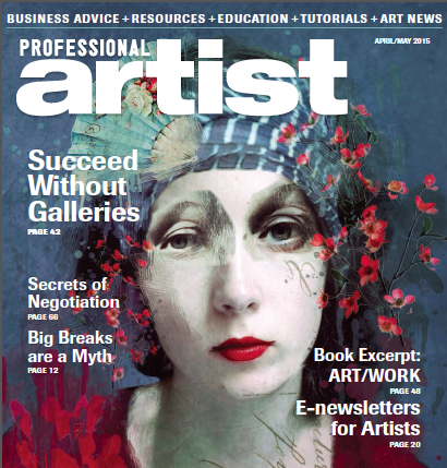 I'm now Editor at 'Professional Artist' magazine