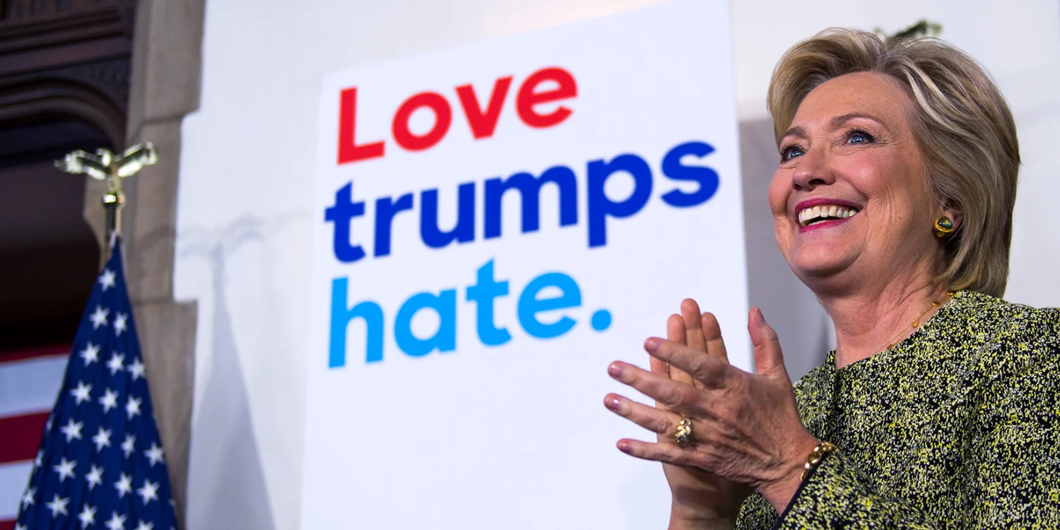 Love Trumps Hate — Hillary for America Design 2016